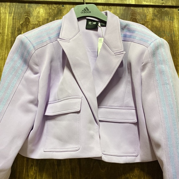 adidas x IVY PARK (plus size) cropped suit Jacket - Picture 3 of 7